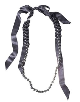 The Look For Less: Lanvin Pearl & Satin Necklace The Look For Less: Lanvin Pearl & Satin Necklace